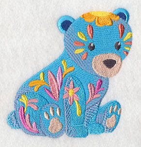 Flower Power Baby Bear