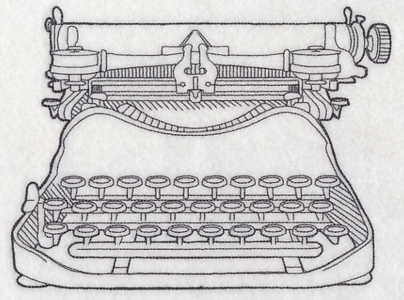 Typewriter Etching