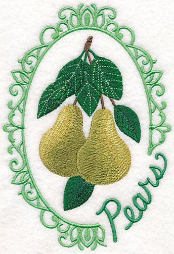 Fruit Cameo - Pears