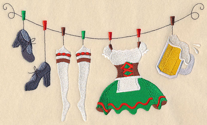 Oktoberfest Barmaid Clothesline