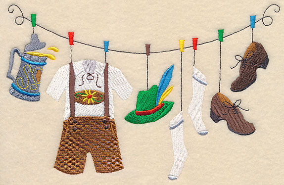 Oktoberfest Bartender Clothesline