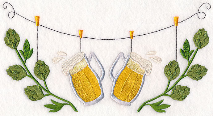 Oktoberfest Beer and Hops Clothesline