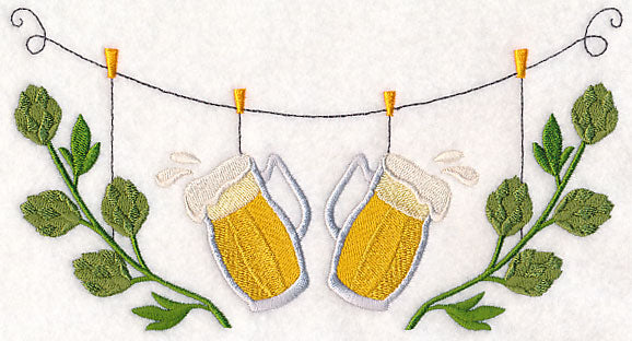 Oktoberfest Beer and Hops Clothesline