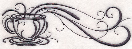 Inky Coffee Cup Border