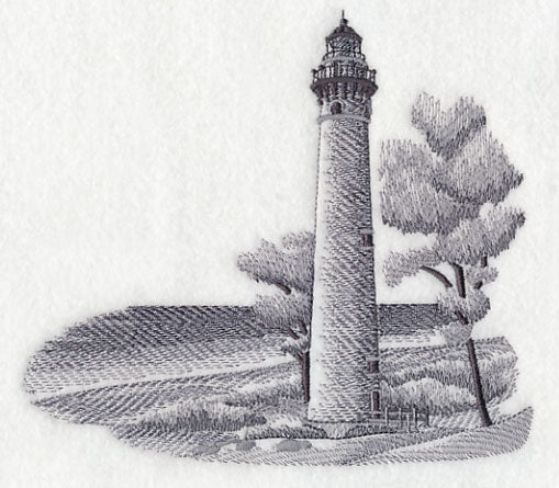 Little Sable Point Lighthouse Sketch (Michigan)