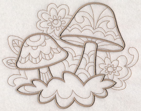 Doodle Mushrooms
