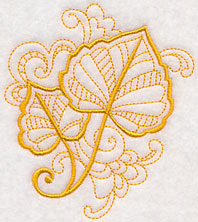 Doodle Cottonwood Leaf