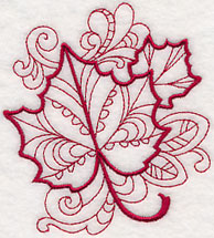 Doodle Sycamore Leaf