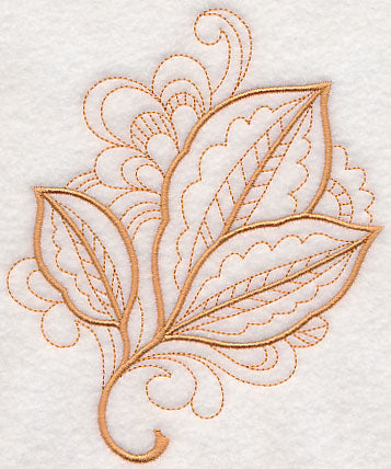 Doodle Magnolia Leaf