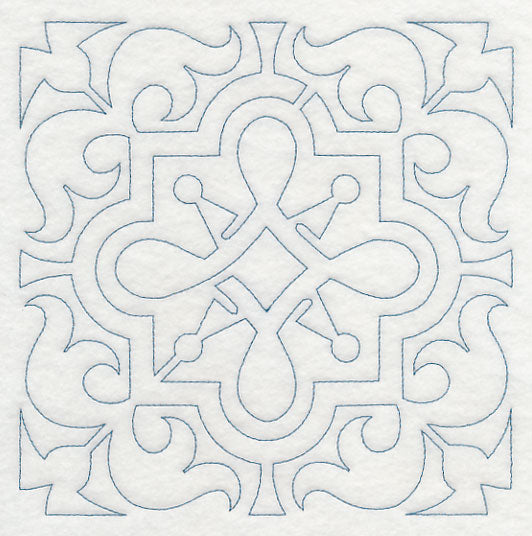Marrakesh Tile Quilting Square 1