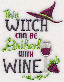 This Witch Can Be Bribed With Wine