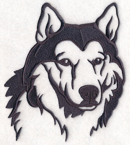 Siberian Husky Silhouette