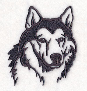 Siberian Husky Silhouette