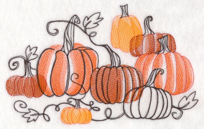 Pumpkin Patch (Toile)