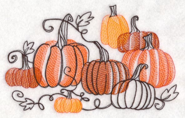 Pumpkin Patch (Toile)