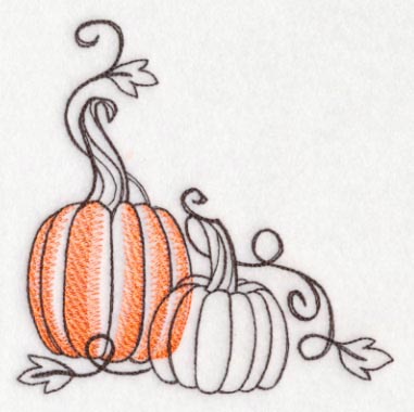 Pumpkin Patch Corner (Toile)