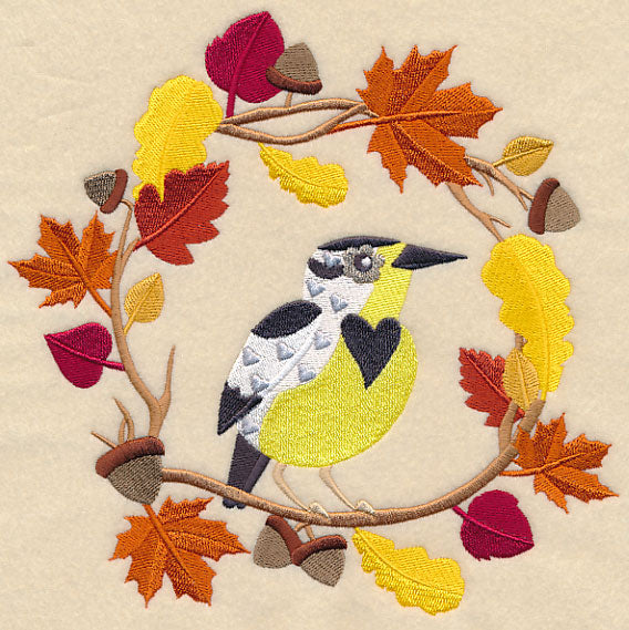 Wreathed in Autumn Meadowlark