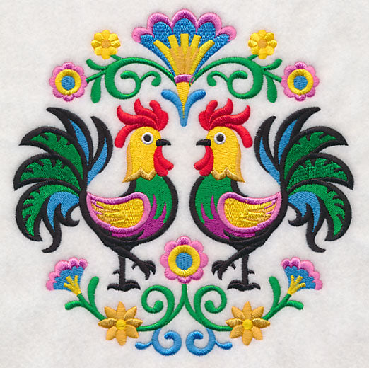 Polish Rooster Circle
