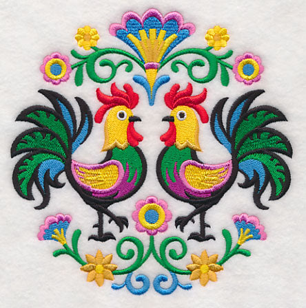Polish Rooster Circle