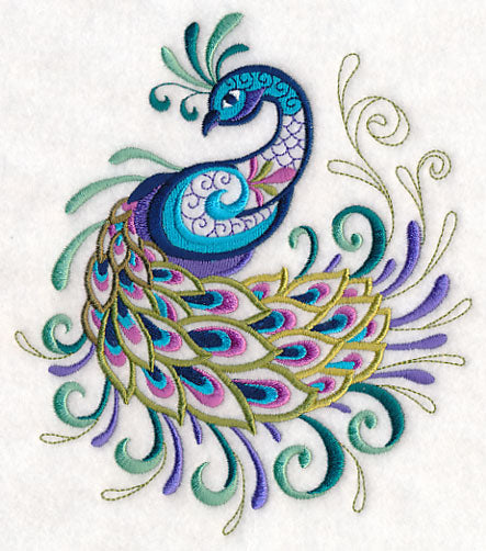 Fanciful Peacock
