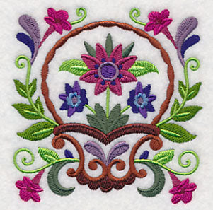 Sweet Symmetry Flower Basket 1