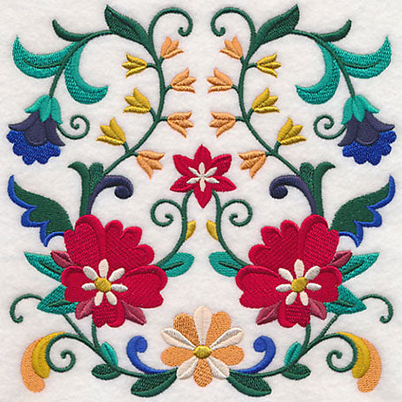 Sweet Symmetry Flower Square 2