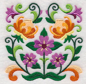 Sweet Symmetry Flower Square 3