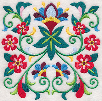 Sweet Symmetry Flower Square 4