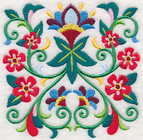 Sweet Symmetry Flower Square 4