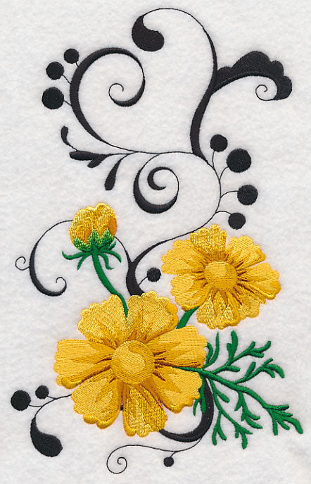 Fanciful Cosmos Flower