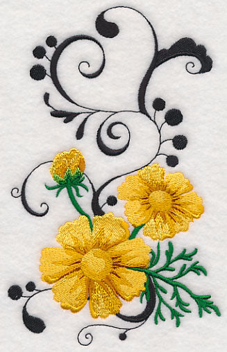 Fanciful Cosmos Flower