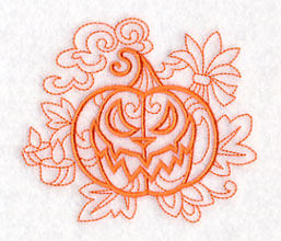 Doodle Spooky Jack-o-lantern