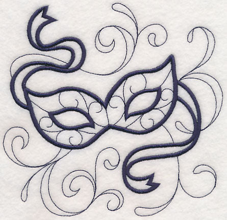 Doodle Masquerade Mask