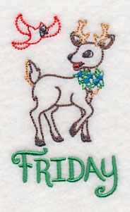 Christmas Reindeer - Friday (Vintage)