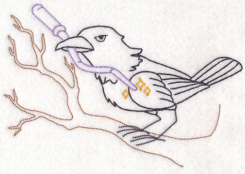 Crow with Wand (Vintage)