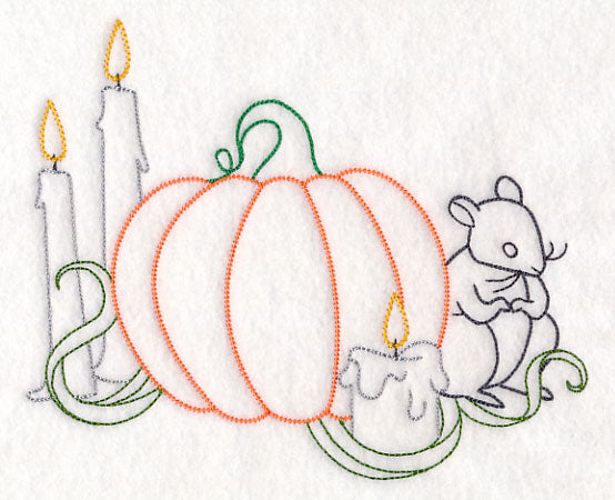 Pumpkin with Rat (Vintage)