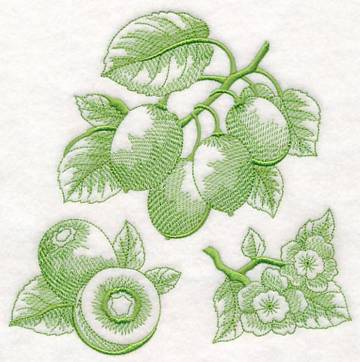 Kiwi Botanical (Toile)