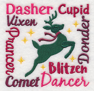 Santa's Eight Reindeer Square