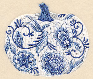 Delft Blue Pumpkin