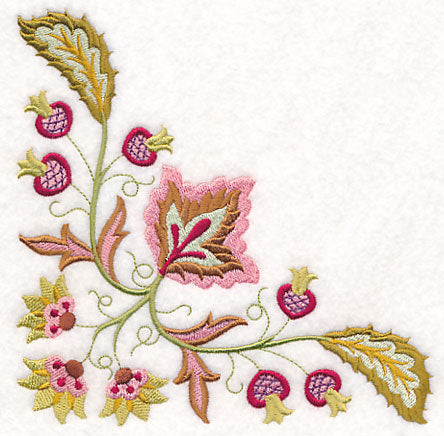 Jacobean Autumn Splendor Corner