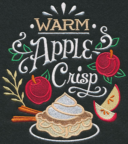 Warm Autumn Crisp Chalkboard