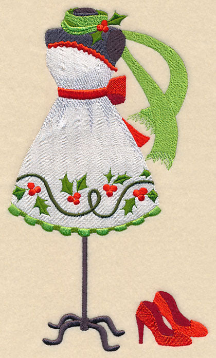 Christmas Fashionista Dress Form