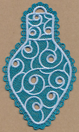 Christmas Light (Battenburg Lace with Rayon)