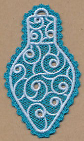Christmas Light (Battenburg Lace with Rayon)