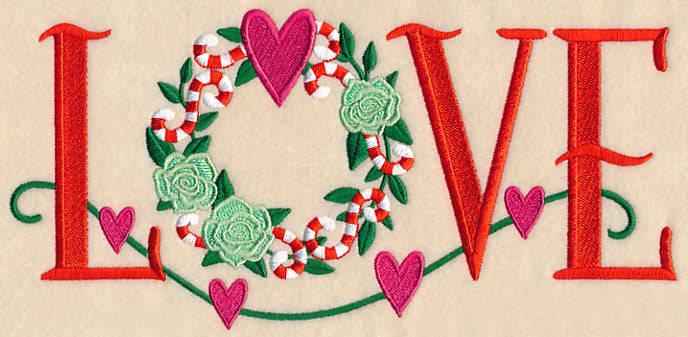 Love Wreath Word