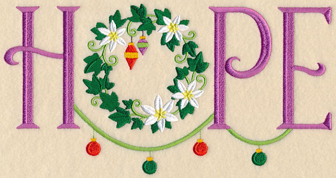 Hope Wreath Word