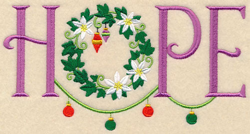 Hope Wreath Word