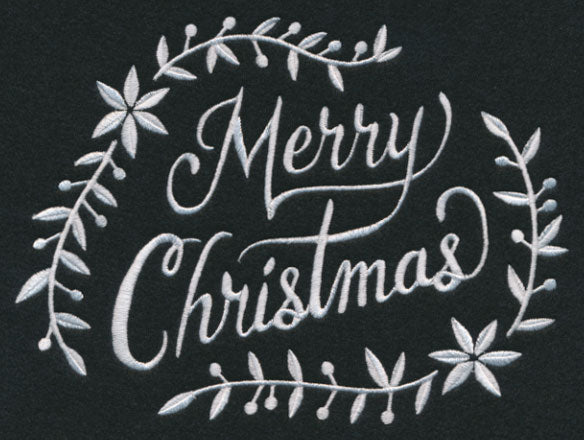 Merry Christmas Laurel (Whitework)