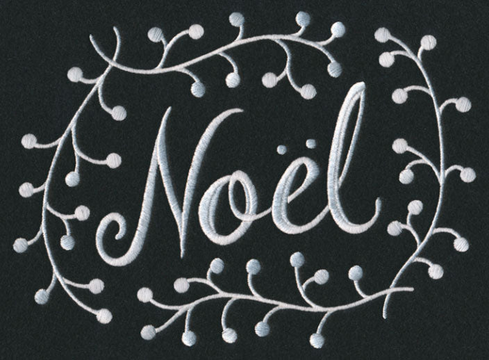 Noel Laurel (Whitework)