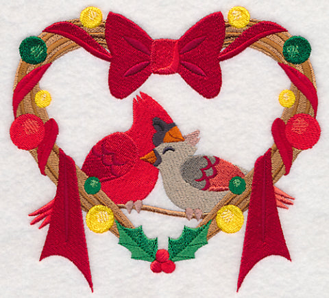 Cardinals Christmas Love Nest